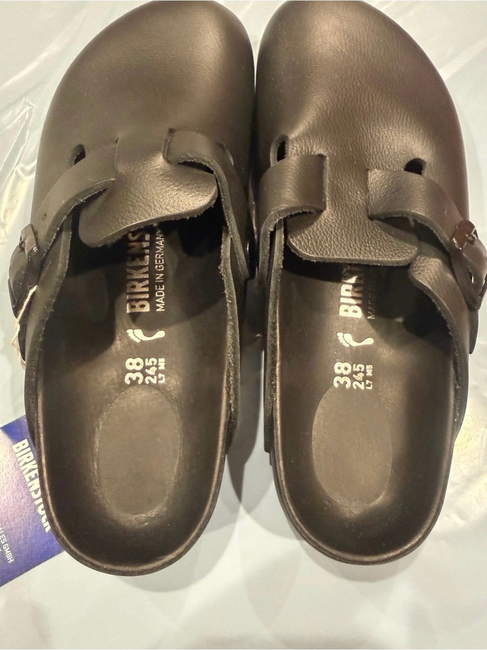 Birkenstock Black Boston Clog for Women